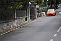 Peugeot 106 che taglia il traguardo della I manche guidata da Aragona Giuseppe